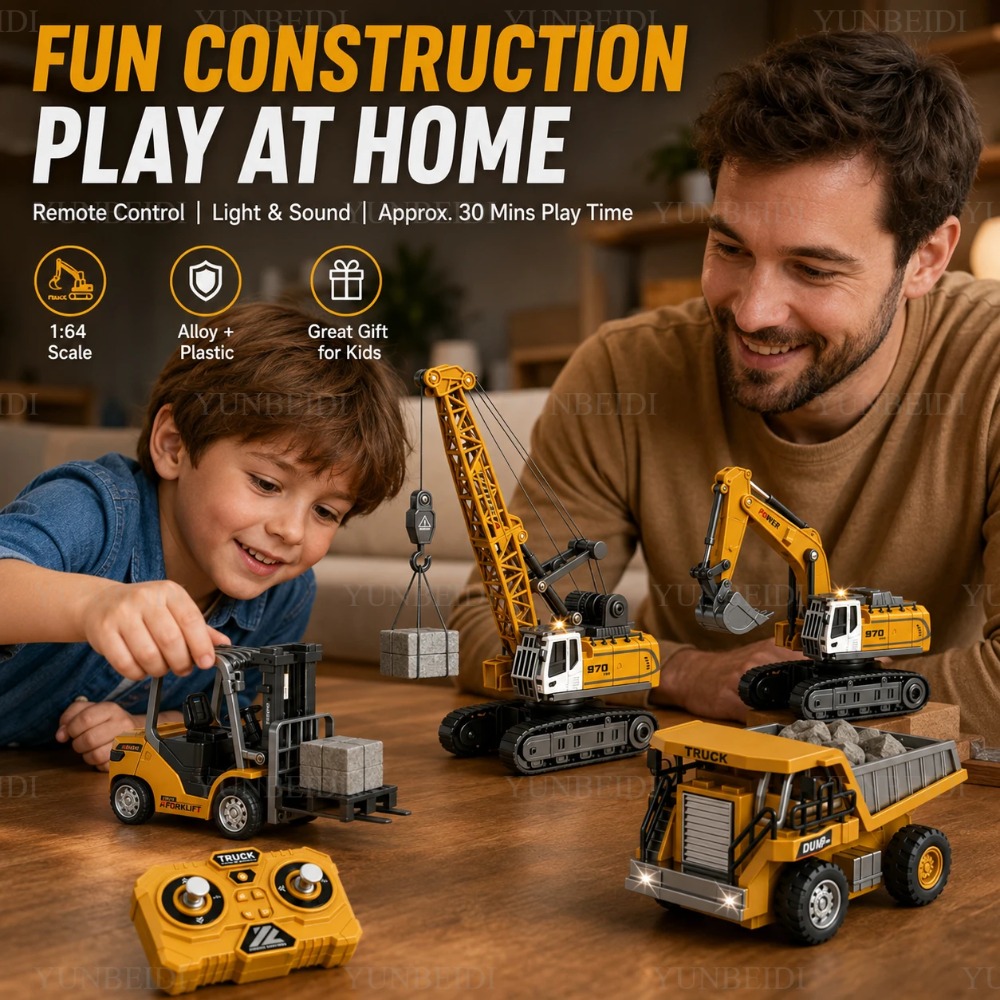 리모컨 미니 합금 자동차 1:64 포크리프트 크레인 굴 - Kids Outdoor Digger 리뷰 및 가격