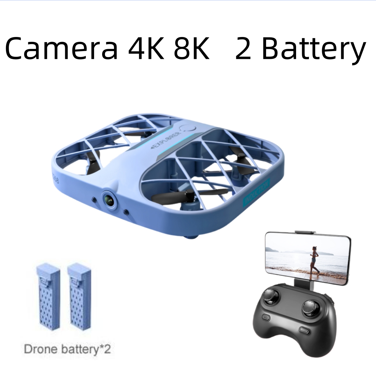 JJRC H107 FPV RC 드론(배터리 2개 포함) - Kids Outdoor Entertainment 리뷰 및 가격